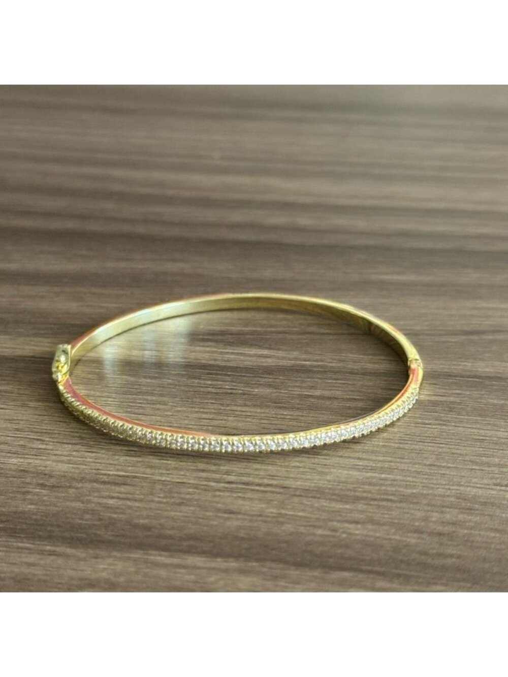 Diamond Bangle Bracelet Q860 - Picture 3 of 4